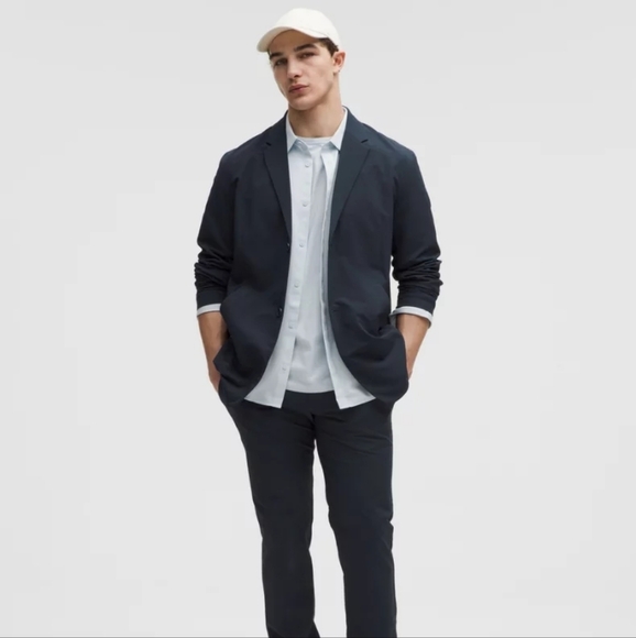 Lululemon New Venture Button-Front Blazer True Navy - Picture 1 of 14